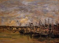 Boudin, Eugene - Portrieux, Fishing Boats at Low Tide